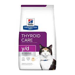 Thyroid Care y/d Chicken Flavor Dry Cat Food  Hill's Prescription Diets